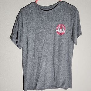 Love & Pineapples gray shirt ballpark is where I spend most days size M